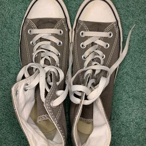 Grey High Top Converse